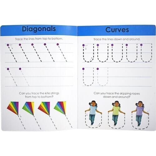 10*Book English Copybook For Calligraphy Books For Children Aged 3-6 Book Handwriting Writing Learning English Practice Book