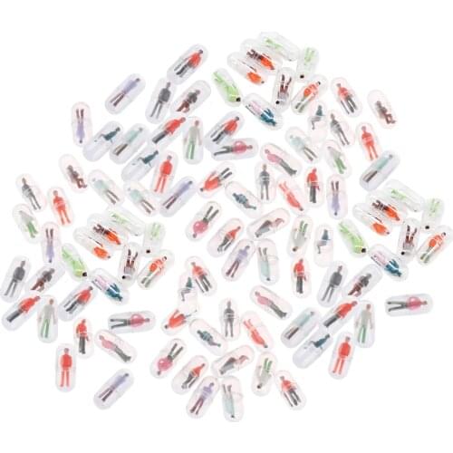 100Pcs Transparent Capsule Shell Plastic Pill Container Medicine Pill Cases Bottle Splitters Capsule Figurines Diy