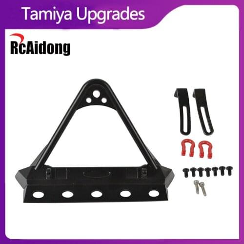 Aluminum Stubby Stinger Front Bumper for Tamiya CC-01 Traxxas TRX-4 Axial SCX10 RC Car Upgrades Parts