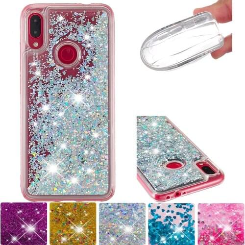 For Xiaomi Redmi Note 8 7 6 Pro 5A Prime Cute Glitter Quicksand Cover Xiomi Xaomi Red Mi Note7 Note8 8Pro 6Pro Bling Liquid Case