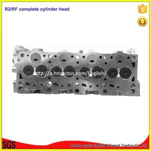 Engine parts complete HW R2 RF cylinder head assembly 908 750 for Mazda 323/626/E2200/PremacyCP/B2200 1998ccc 2.0TD+2184 2.2D 8V