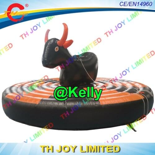 Custom make inflatable human rodeo bull ride game, inflatable manual bull riding, inflatable rodeo bull carnival games