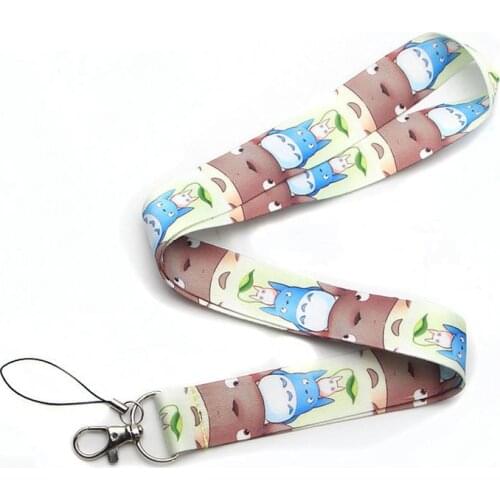 JF380 Anime Cats Lanyards Neck Strap Mobile Phone Keys ID Card Holder Lanyard For Keys DIY Hanging Rope Lanyards