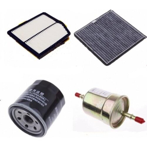 4Pcs/lot Filter Sets Suit For Lifan X80 2.0T Air Filter+Cabin Filter+Oil Filter+Fuel/Gas Filter