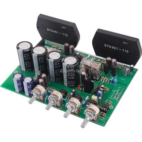New generation STK401 2.1 hifi power amplifier board 70W *2 + 100W BTL Power Amplifier Audio Board