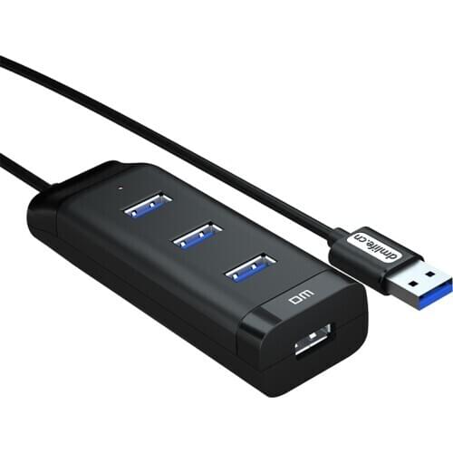 New High Speed 4 Port USB 3.0 Portable Compact Hub Adapter CHB007 Hgih Quanlity with 30cm cable