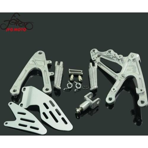 Motorcycle Front Foot Pegs Pedals Footrests Pedal Pads For YAMAHA YZF R1 2007-2008