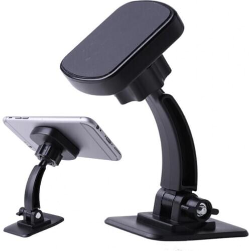 Adjustable Mini Magnetic Car Center Console Front Glass Desk Mobile Phone Holder Bracket