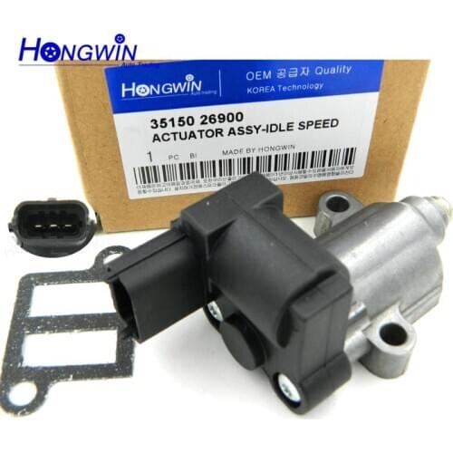 Genuine No.35150 26900 Idle Air Control Valve Fits Hyundai Getz Click 1.3L 1.4L 1.6LGas Rio Accent 05-11 3515026900