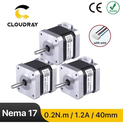Nema17 Stepper Motor 42mm 2 Phase 20Ncm 1.2A Stepper Motor with DuPont 4-lead Cable for 3D printer CNC XYZ