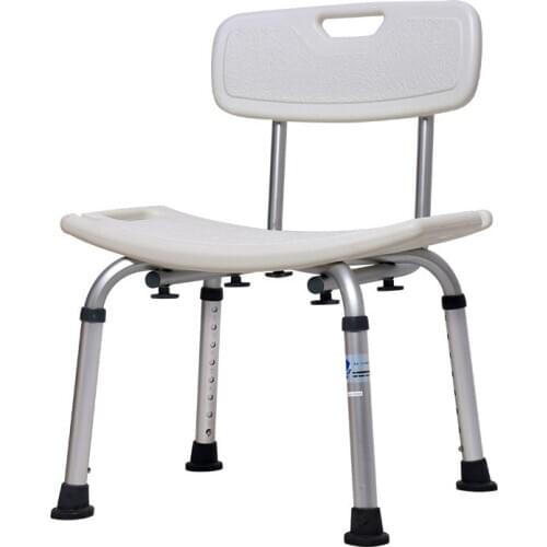 Bathroom Shower Seat Adjustable Height Medical Shower Tub Stool Non-slip Stable Shower Chair For Elderly YC5104