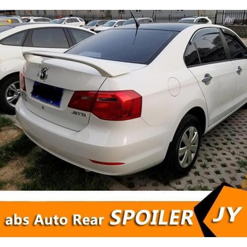 For Volkswagen JETTA Spoiler 2013-2016 JETTA spoiler High Quality ABS Material Car Rear Wing Primer Color Rear Spoiler