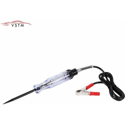 2020 Auto 6V 12V 24V DC Car Truck Voltage Circuit Tester Car Test VoltMet Long Probe Pen Light Bulb Automobile Maintenance Tools