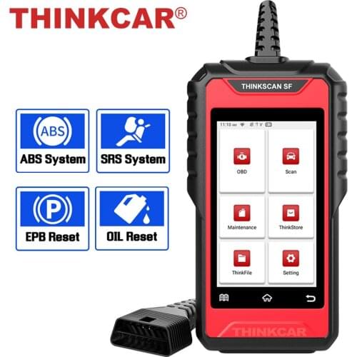 THINKCAR SF100 OBD2 Car Scanner Automotive Tool Check Engine SRS ABS OBD2 Code Reader Car Oil EPB Reset Diagnostic Scan Tool