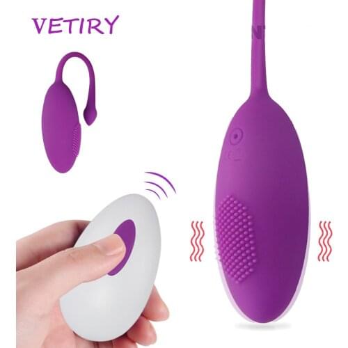 VETIRY Vibrating Egg Exercise Vaginal Kegel Ball Remote Control Vibrators G-spot Massager Sex Toys for Women Female Masturbation