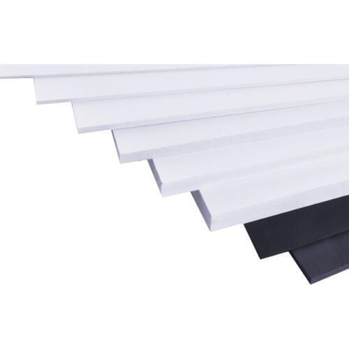 1pcs PVC Foam Board Plastic Model Pvc Foam Sheet Board White Foamboadrd Model Plate 2mm 3mm 5mm 8mm thickness