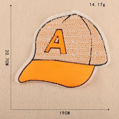 10pcs/lot Large Sew Sequins Embroidery Patches Hat Letter Love Heart Women Shirt Decoration Shirt Accessories Diy Applique