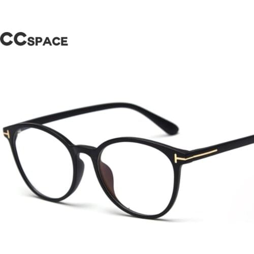 49459 Plastic Titanium Round Glasses Frames for Men and Women Optical Fashion Computer Eyeglasses Trend Flat Mirror