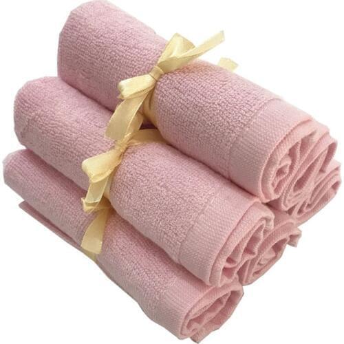 6Pack/ Set Organic bamboo Baby washcloths 100%bamboo fibre Natural baby towel 6 Pack/set per polybag Size 10"x10" Miulticolors