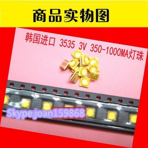 60PCS/lot FOR Seoul led 3535 lamp beads car lights street lamp mining lamp flashlight patch light accessories 1-3watts white