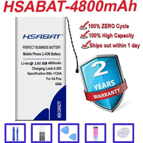 HSABAT 4800mAh XT1644 XT1643 Battery GA40 for Motorola Moto G4 Plus XT1642 XT1640 xt1626 XT1625 XT1622