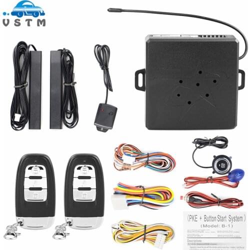 Car Alarm Start Stop Button Engine RFID Keyless Entry System Push Button Remote Starter Stop Auto