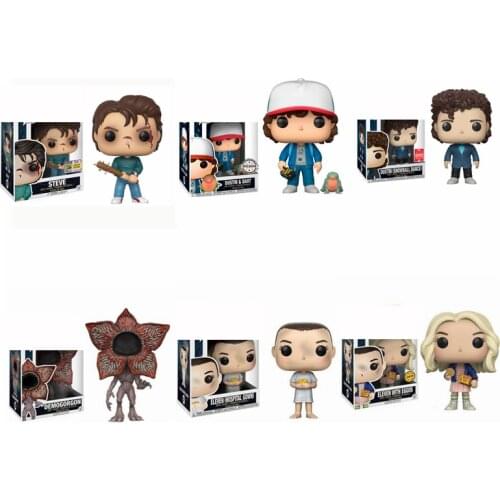 Funko pop Stranger Things Eleven Demogorgon Hopper Jonathan Nancy Brenner Joyce Action Figures Collectible Model