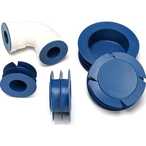 Blue plastic pipe plug round pipe plug round pipe cover pipe plug hole plug steel pipe plug plastic plug dust protection cover