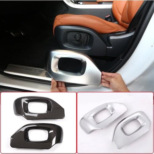 Chrome Car Seat Side Cover Trim For Landrover Range Rover Vogue L405 Autobiography 13-17 For Range Rover Sport 14-17 Car Styling