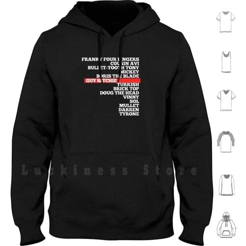 Snatch-Guy Ritchie Hoodies Long Sleeve Guy Ritchie Snatch Film Movie Ritchie Production Uk Film