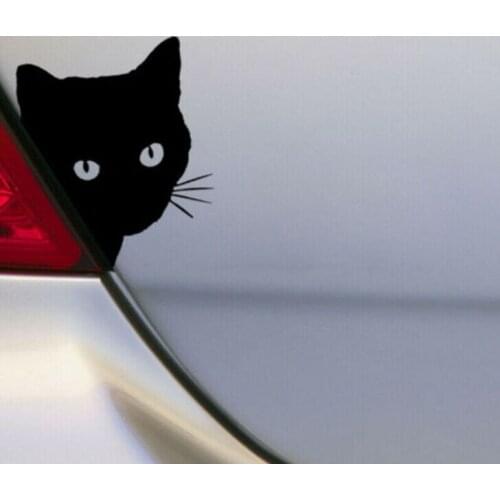 Cat Face Peeking Peering Car Sticker Automotive Decal for Mazda 3 5 6 323 626 CX-3 CX-4 CX-5 CX-7 CX-9 Axela 6 RX8 7 MX3 MX5