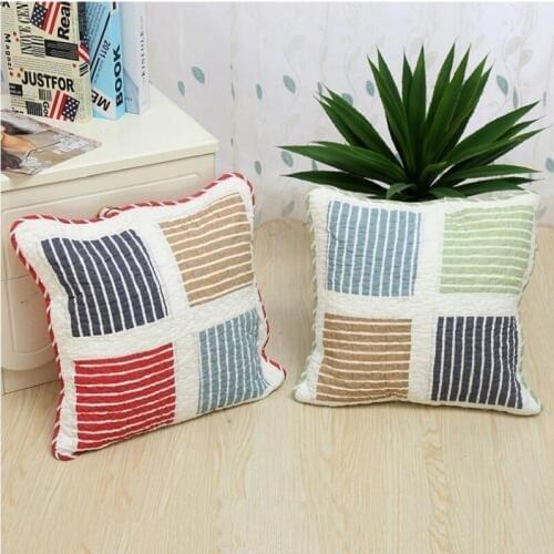 UBRUSH Creative Cotton Cushion Cover Patch Work Soft And Comfortable Skin Home And Sofa 50*50 cm Cushion Covers