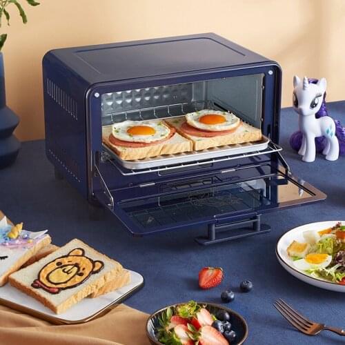 Bear 220V Electric Oven Multi-function Timing Baking Baking 12L Mini Pizza Oven Frying Pan Baking Machine Bread Baking Ovens