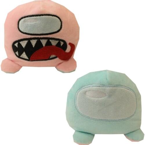 Muecos de peluche de doble cara, diferentes juguetes laterales tienen diferentes formas, imitando animales de peluche suaves