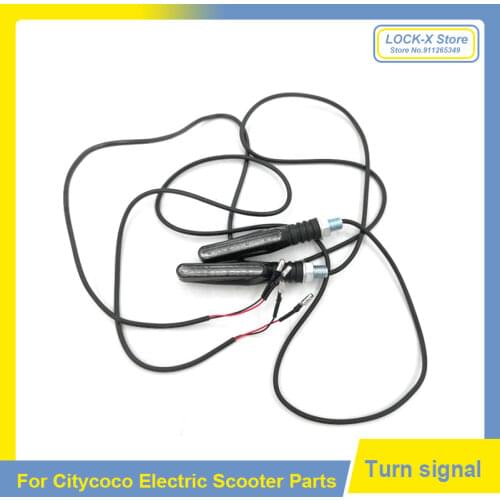 60v One word shape turn signal for Citycoco Electric Scooter/motorcycle modified Accessories parts