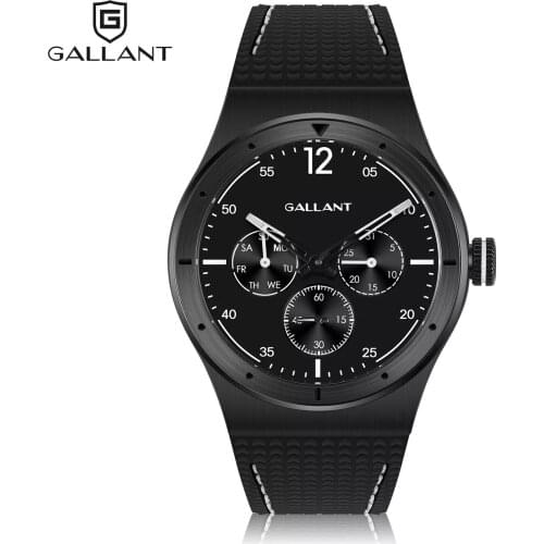 Stylish Quartz Watches for Men Auto Date Day Watch with Silicon Strap Mens Luxury Stainless Wrist Watch 5ATM Waterproof Watches