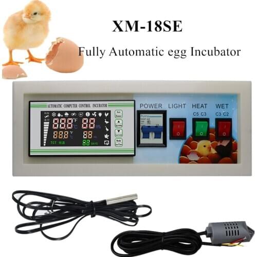 XM-18SE Egg Incubator Incubator Controller Multifunction Controller Full Automatic Control Temperature Humidity Sensor Probe