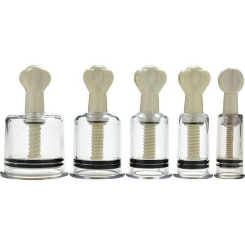 XS- XL Vacuum Suction Cupping Family Body Therapy Massage Nipple Enhancer Anti Cellulite Vacuum Cupping Face Lift Slimming Tool