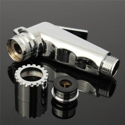 1PC Silver Hand Held Bidet Toliet Bidet Hand Held Portable Bidet Sprayer Shattaf Toilet Shower Spray Bidet Faucet Bathroom Parts