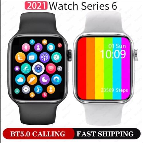 2021 Original Smart Watch Series 6 IWO W26 Men Women Smartwatch Sports Fitness Tracking Bracelet For Huawei Xiaomi Apple Watches