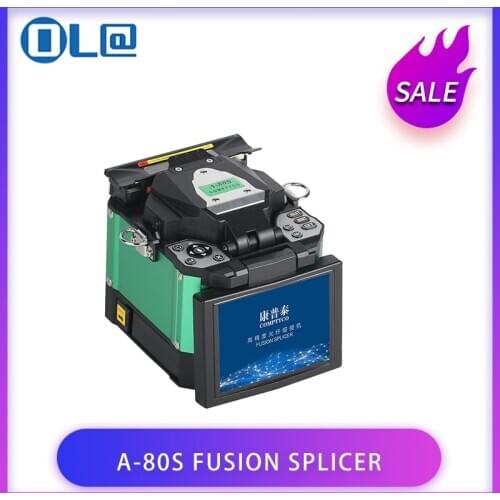 A-80S Green Automatic Fusion Splicer Machine Fiber Optic Fusion Splicer Fiber Optic Splicing Machine
