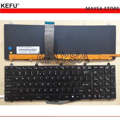 US English Keyboard Fit For MSI GT60 GT70 GX60 GX70 MS-1762 Laptop Keyboard Full Colorful Backlit Black Frame Black V139922AK1