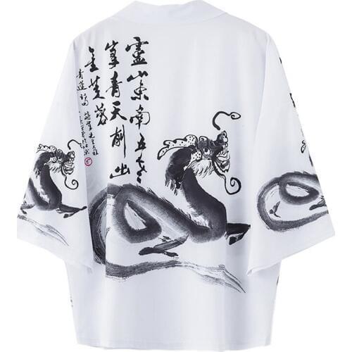 White robe Traditional Japanese Kimonos Cardigan Men Women Sunscreen Thin Loose Summer Kimono Shirt Yukata Asian Clothes robe