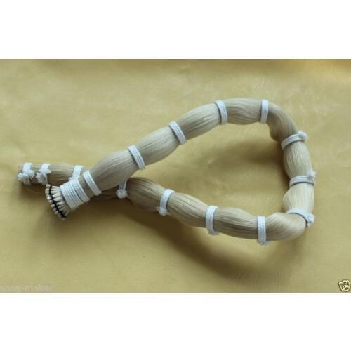 Free Shipping 100g Horse Tail bow horse hair natural Mongolian Bow Parts 75-85cn Yinfente