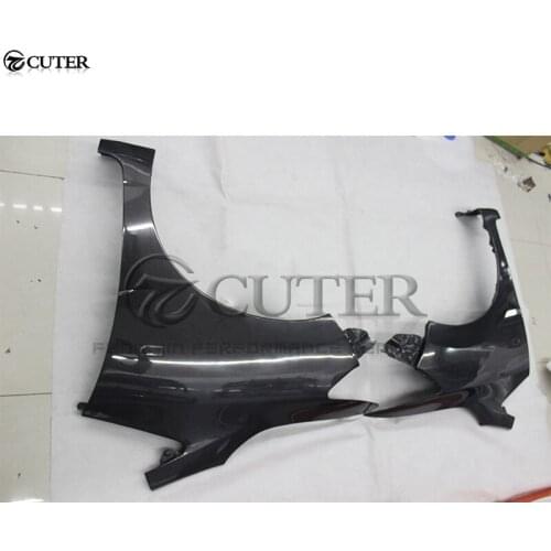 For Honda Fit Carbon Fiber side fenders Original style moulding trims body kit 13-18