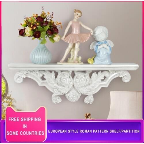 Decorative Shelf Wall Hanging Holder Decoration Nursy Shelves Resin Decore Hanging Shelf Home Storage Rack Living Room Artware