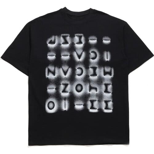 Harajuku Oversized Tees Shirts Hip Hop Creative Punk Rock Gothic Tshirts Streetwear Fashion Casual Cotton Loose Tops