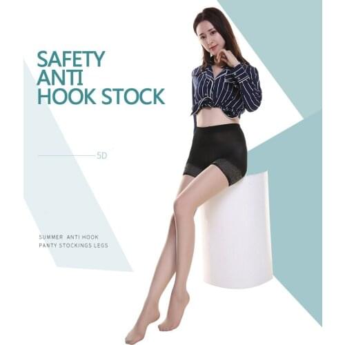 FENNASI Pantyhose Women Sexy Ultra-thin Lace Nylons Summer Security Pants Velvet Arbitrary Cropping Tights Women‘s Stockings