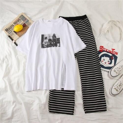 Summer Sleepwear Home Suit for Womens Shorts Female Plus Size Clothes Cotton Underwear Pajamas Sets Outfits Homewear