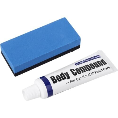 New 15g Auto Car Paint Care Scratch Paint Care Grinding Polishing Cream Wax Cleaner Auto Fix Kit with Sponge For Car Styling